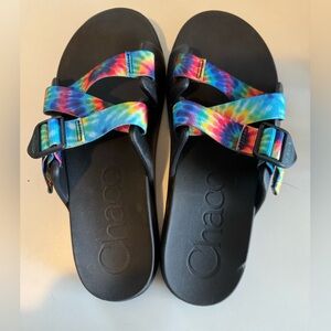 Chacos chillos slides tye dye W11